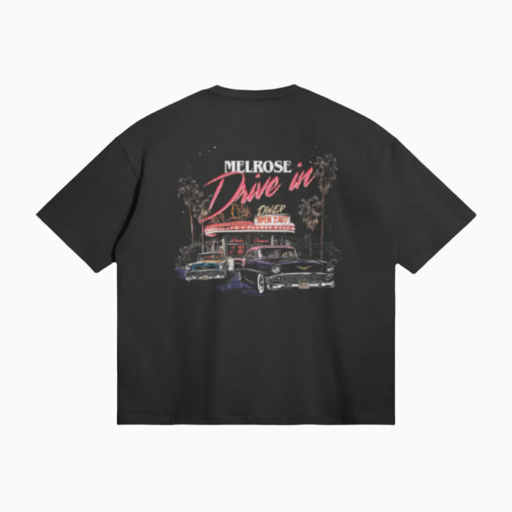 DRIVE-IN T-SHIRT BLACK