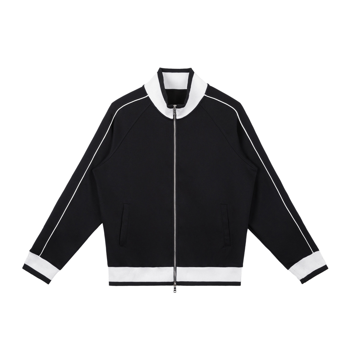 BLANK TRACK JACKET BLACK