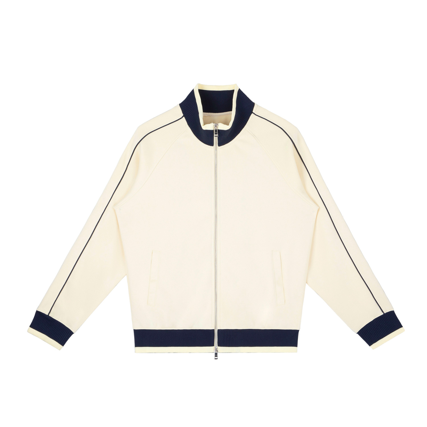 BLANK TRACK JACKET CREAM