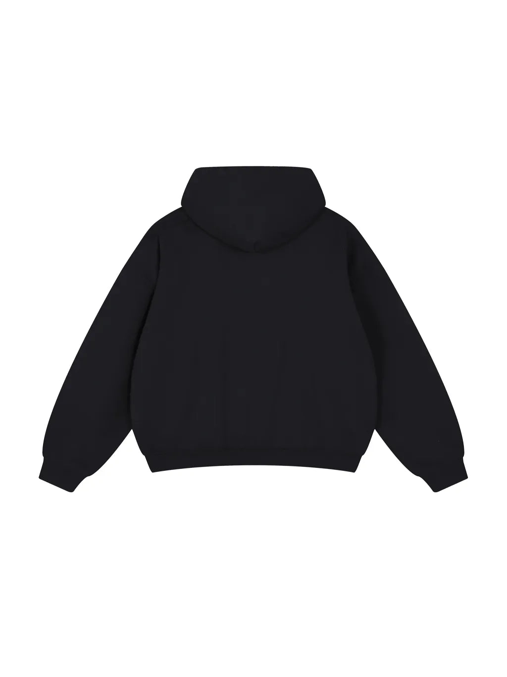 BLANK HOODIE BLACK