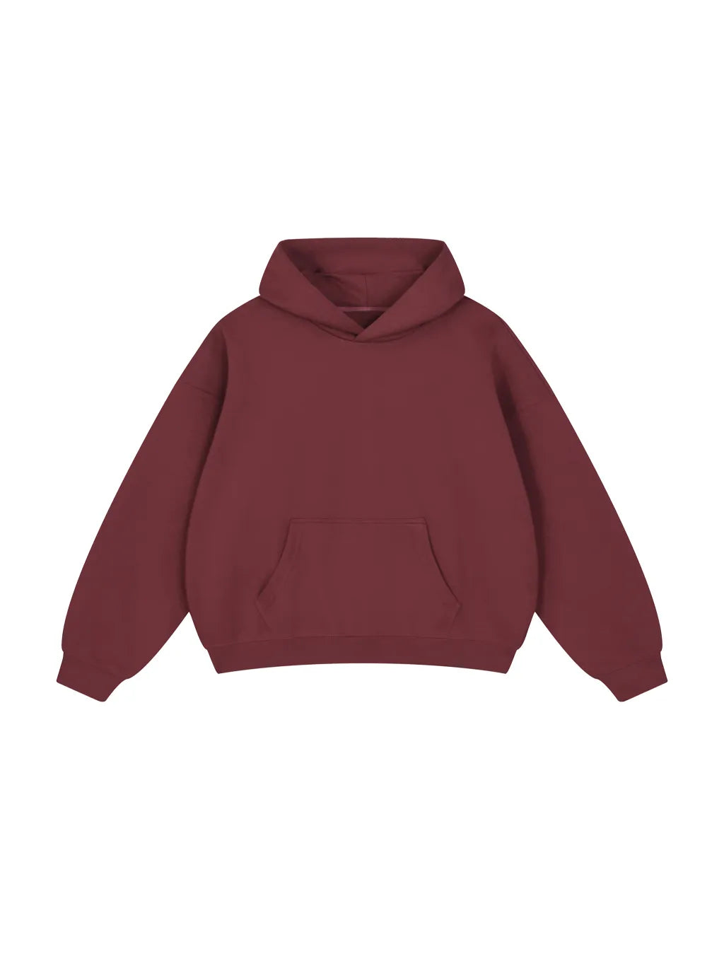 BLANK HOODIE RED
