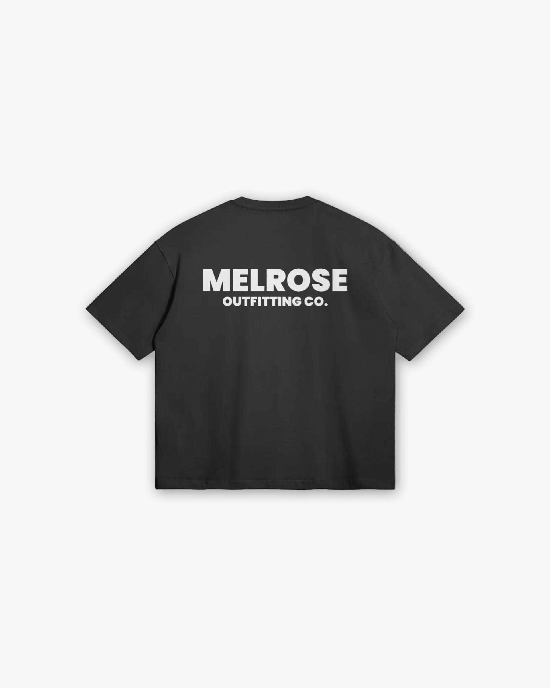 Melrose Basics Graphic Tee Black Back