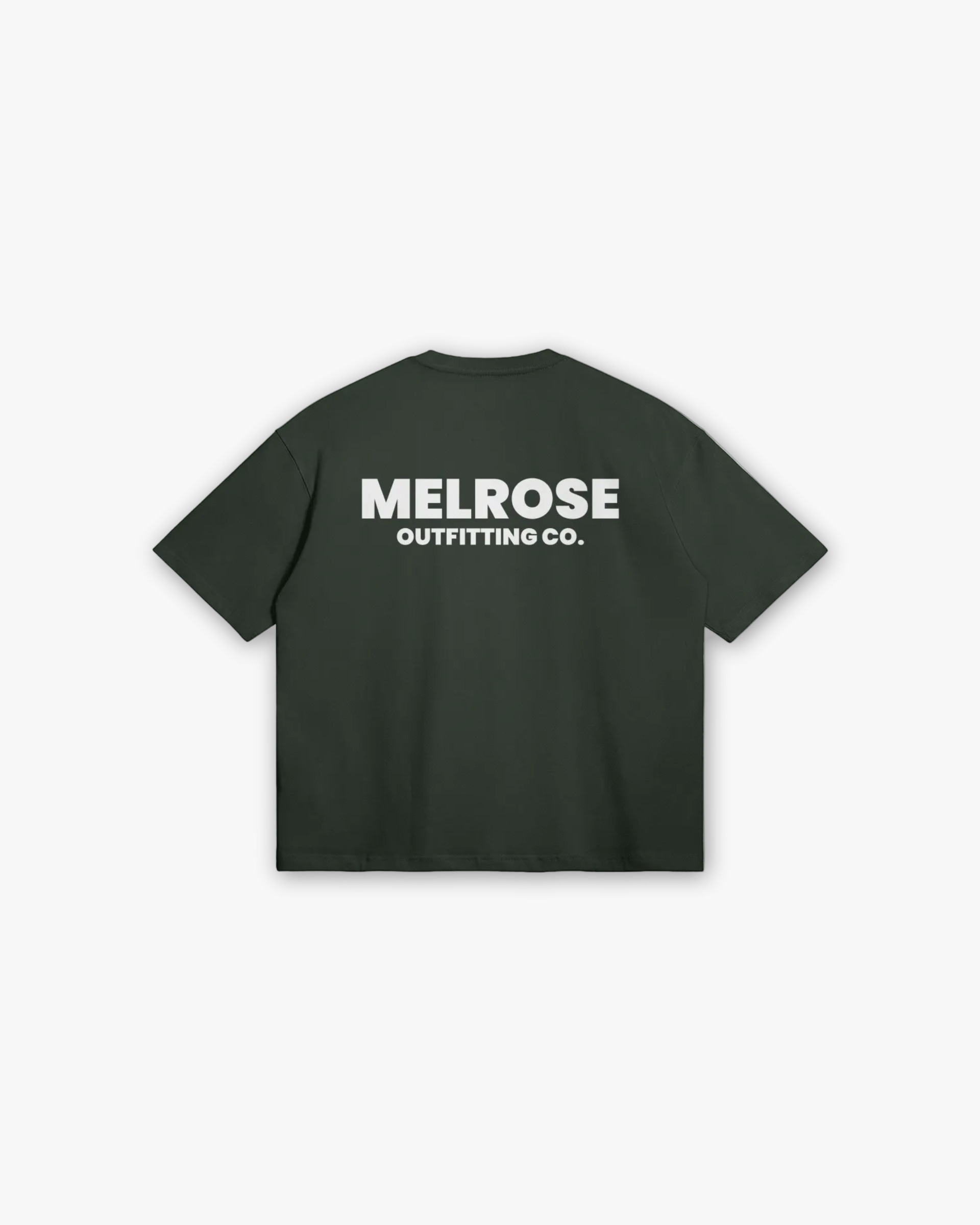 Melrose Basics Graphic Tee Racing Green Back