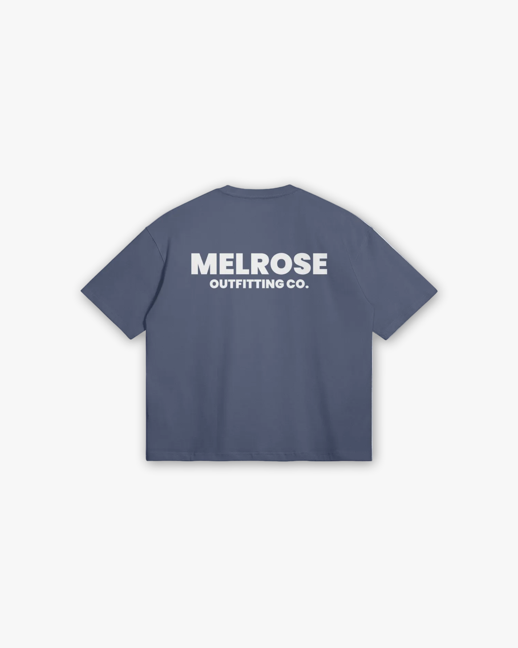 Melrose Basics Graphic Tee Slate Back