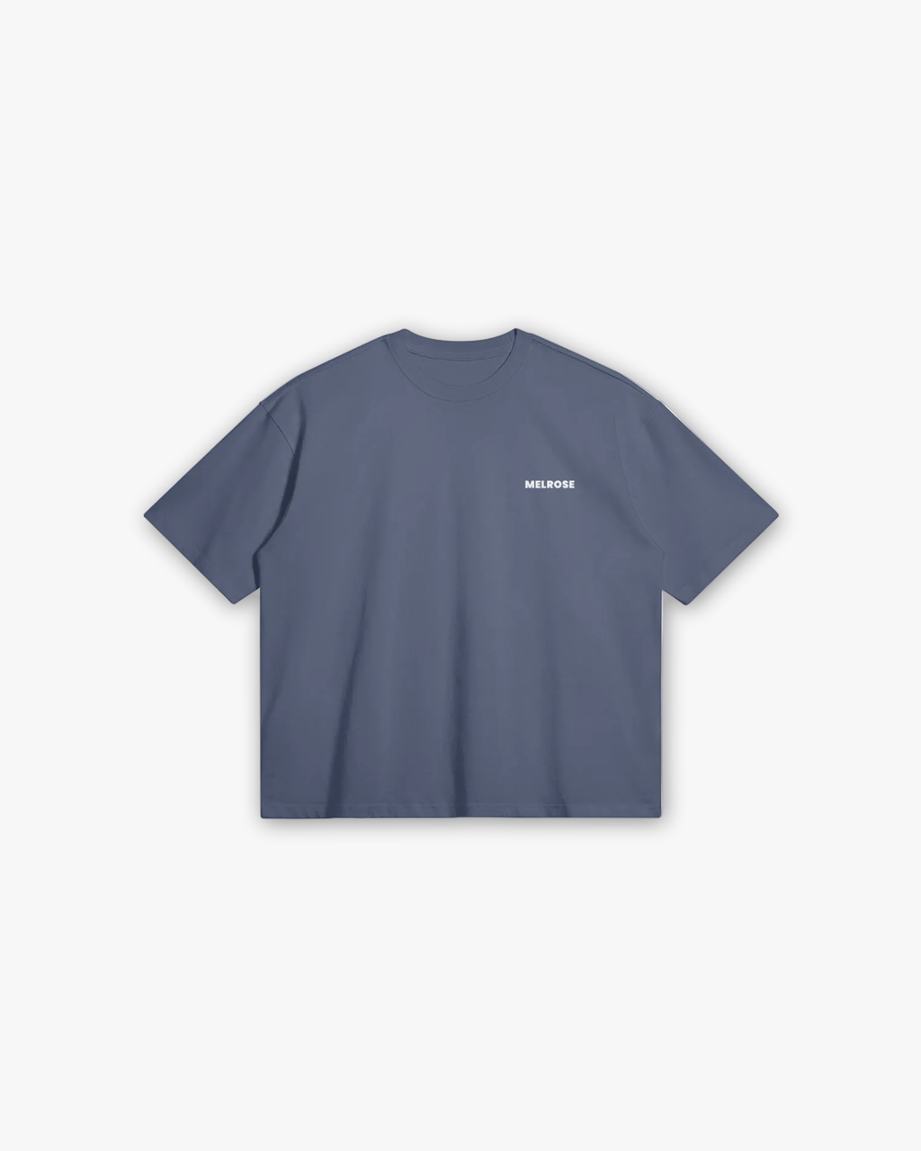 Melrose Basics Graphic Tee Slate Front