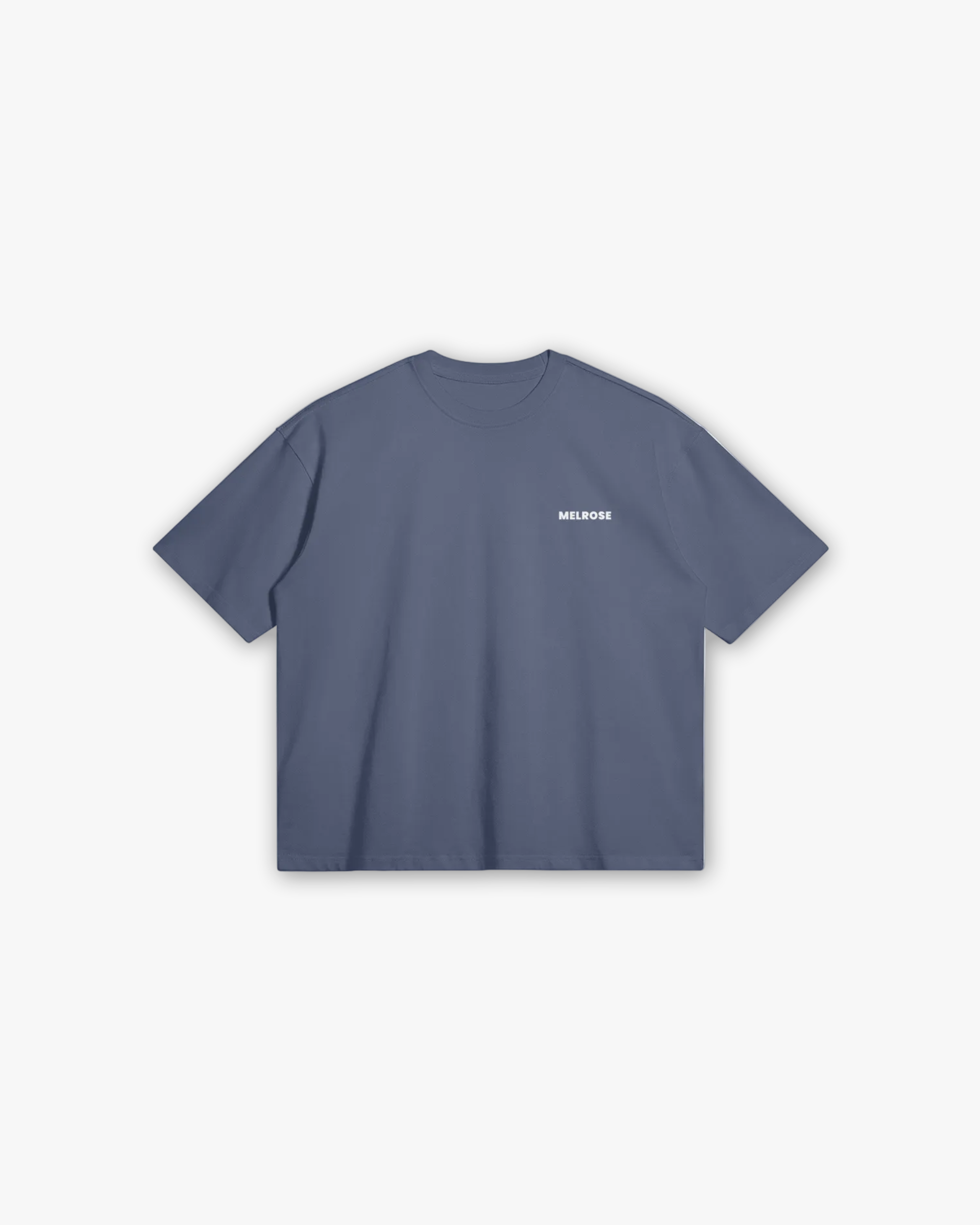 Melrose Basics Graphic Tee Slate Front