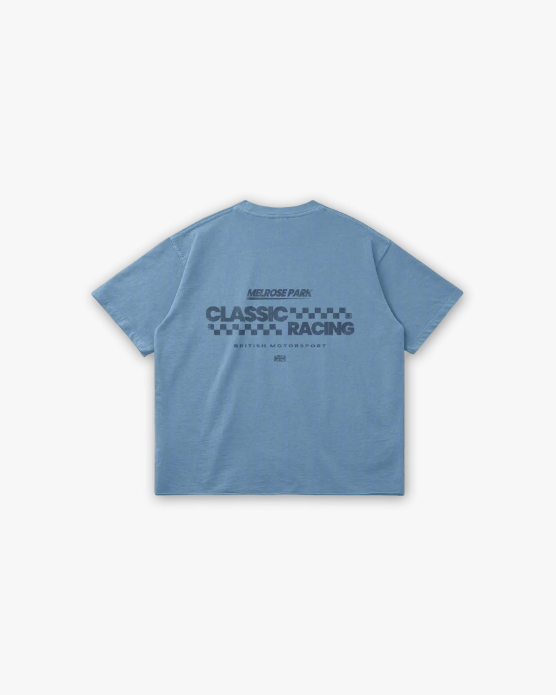 Melrose Classic Racing Graphic Tee Blue Back