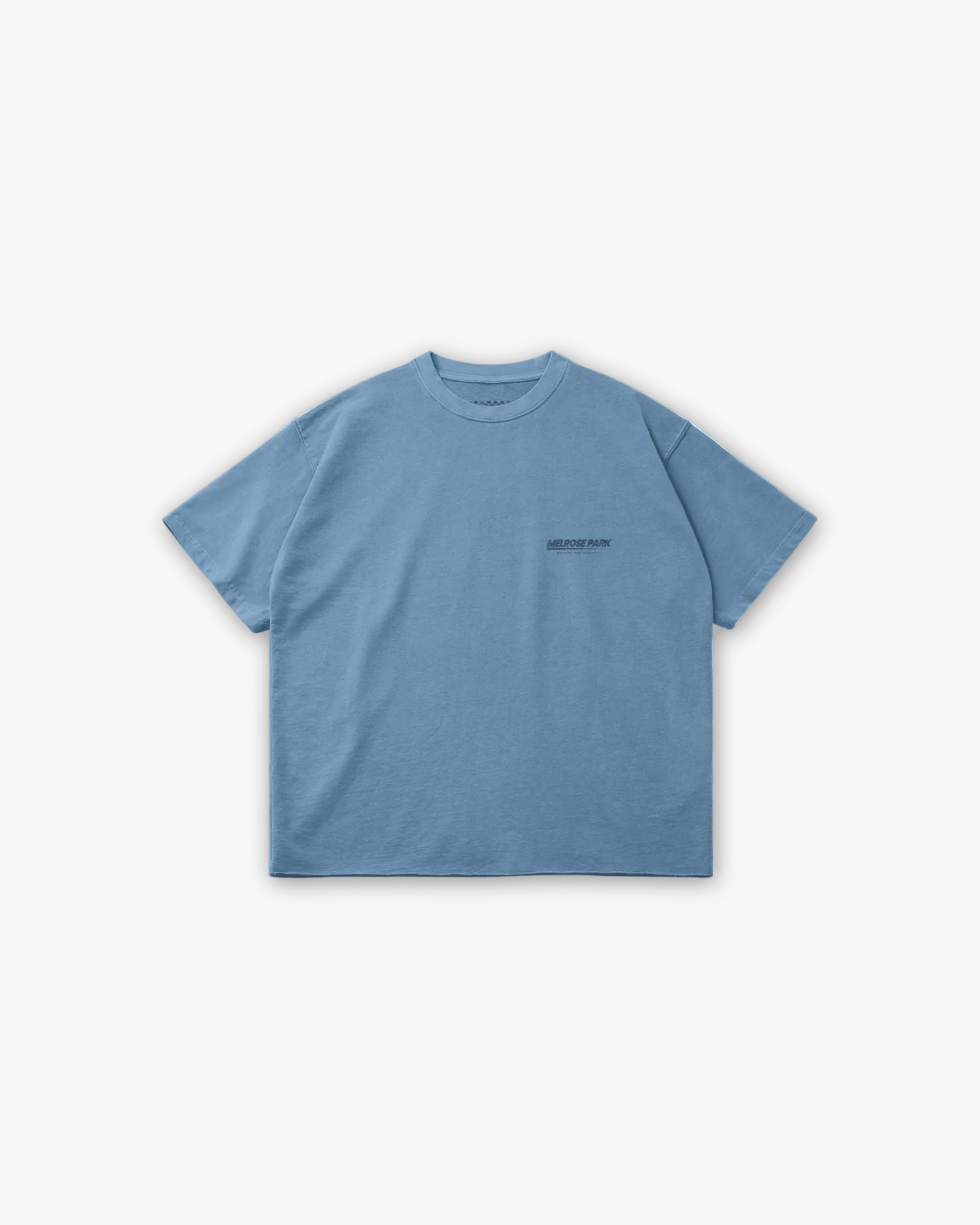 Melrose Classic Racing Graphic Tee Blue Front