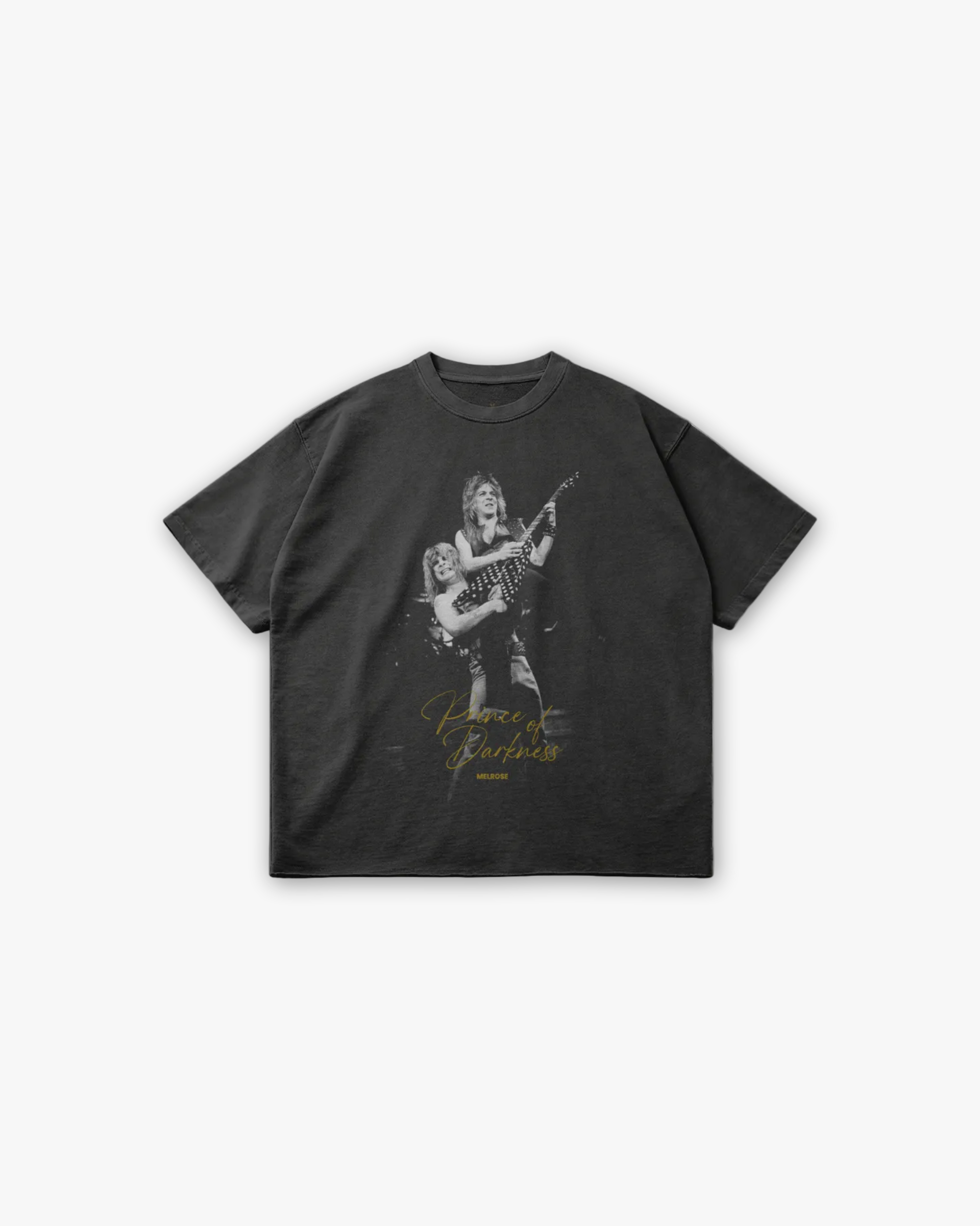 Melrose Prince of Darkness Graphic Tee Black Front