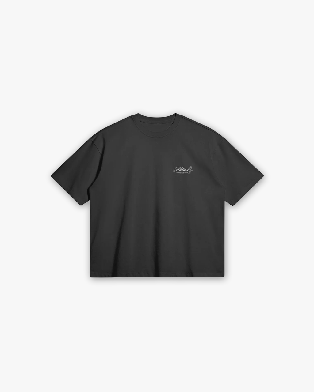 Melrose Signature Graphic Tee Black Front
