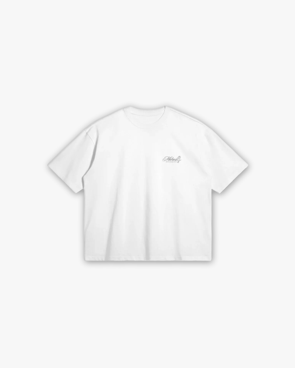 Melrose Signature Graphic Tee White Front