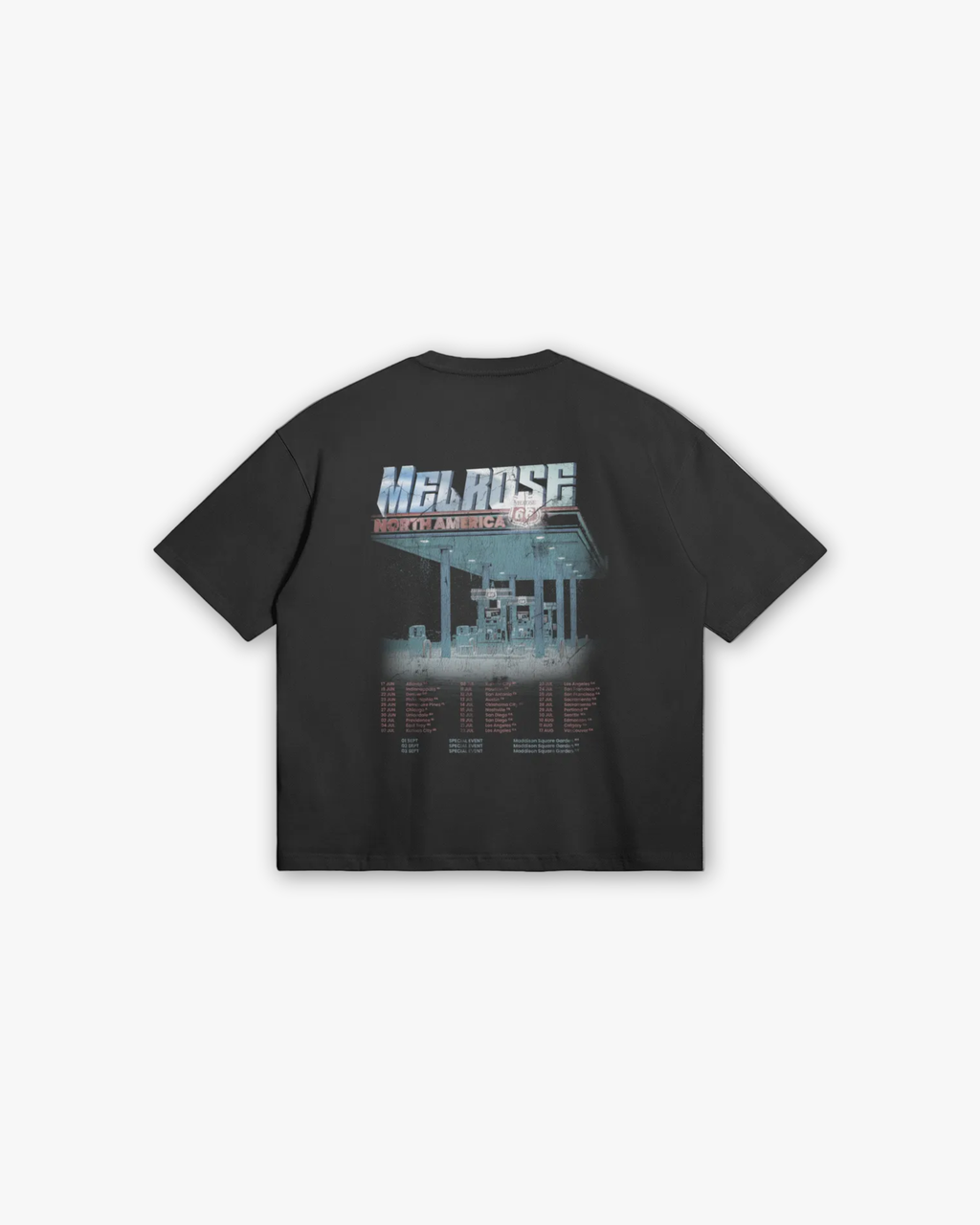 Melrose Tour Graphic Tee Black Back