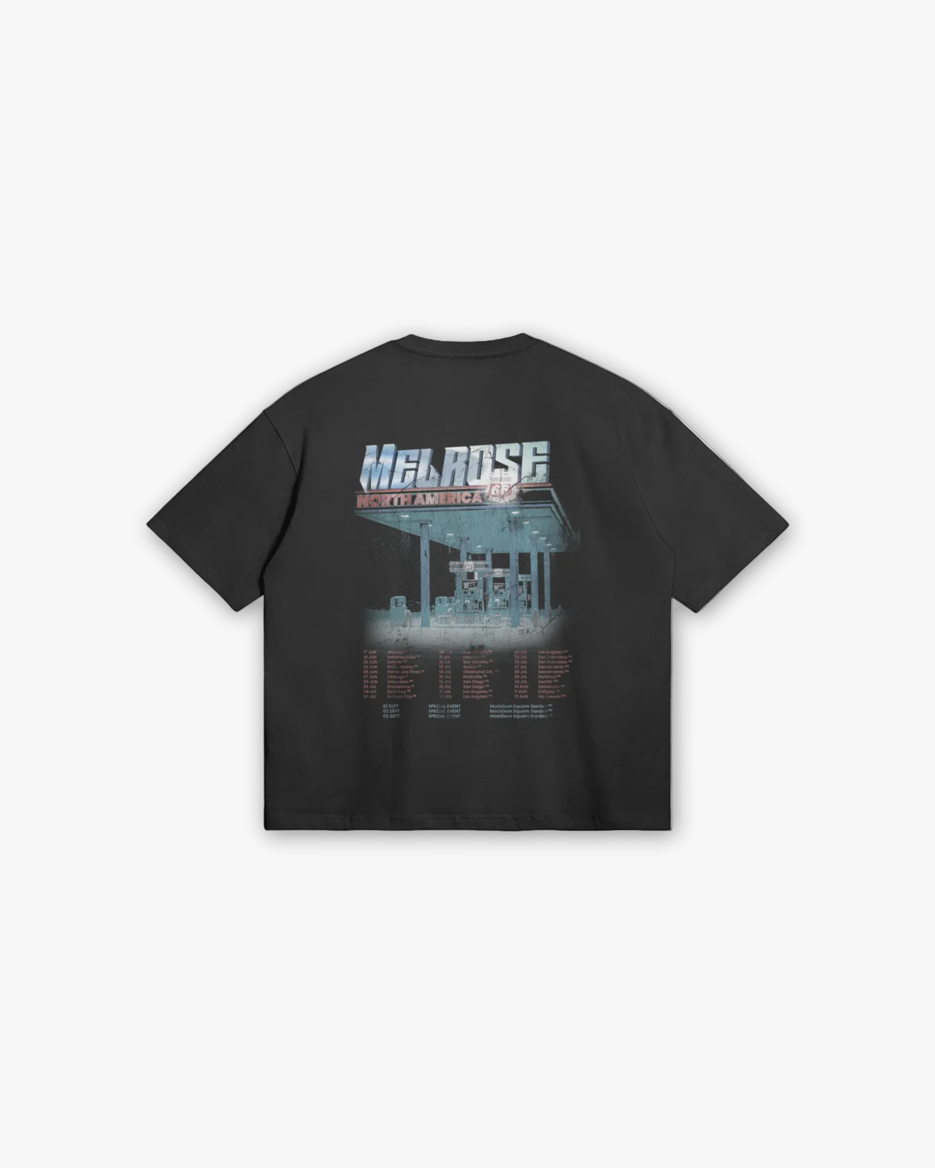 Melrose Tour Graphic Tee Black Back
